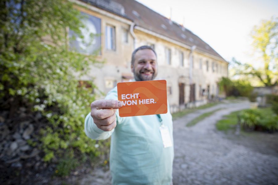Jan Giehrisch auf dem WohnkulturGut in Riesa OT Gostewitz 
