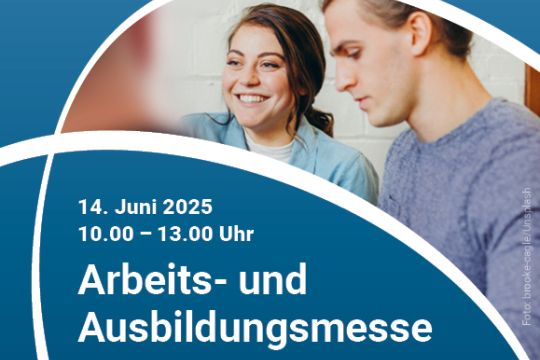 Plakat „Radebeul jobbt“: Arbeits- und Ausbildungsmesse am 14. Juni 2025 im Beruflichen Schulzentrum Meißen-Radebeul